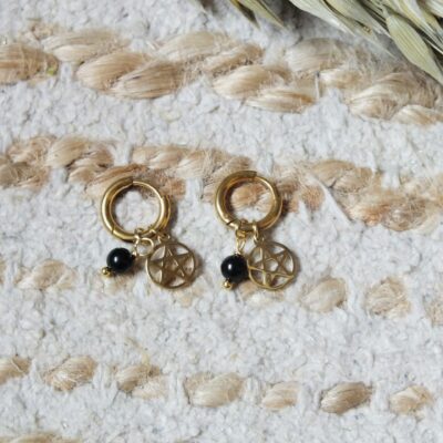 boucle d'oreille fait main