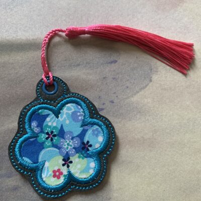 Marque pages fleur