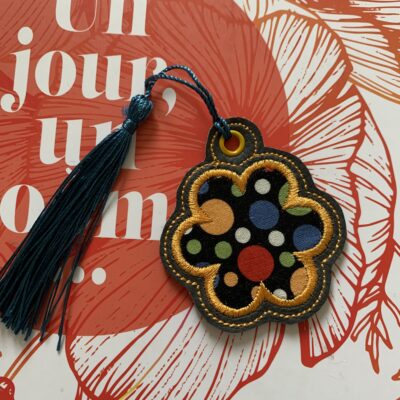 Marque pages fleur