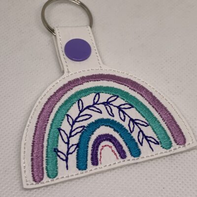 Porte clés arc-en-ciel