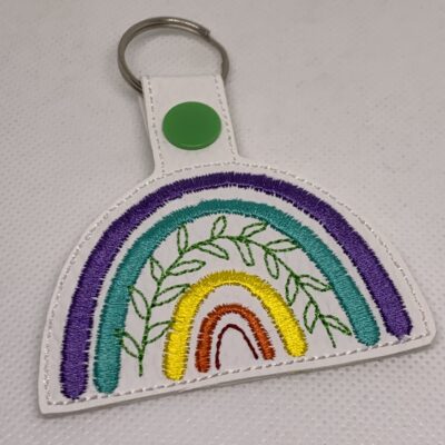 Porte clés arc-en-ciel