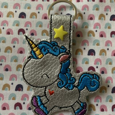 Porte clés licorne