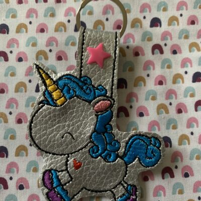 Porte clés licorne