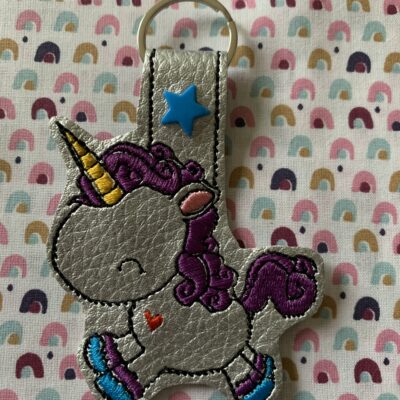 Porte clés licorne