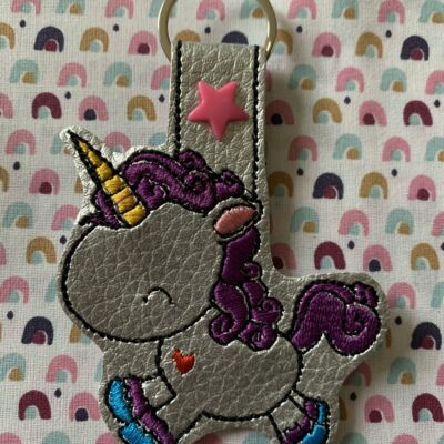 Porte clés licorne