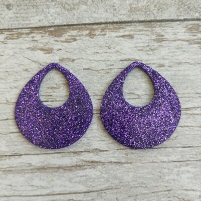 Pampilles pendantes pour boucles d'oreilles interchangeables en résine