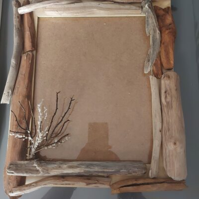 Cadre en bois flotté