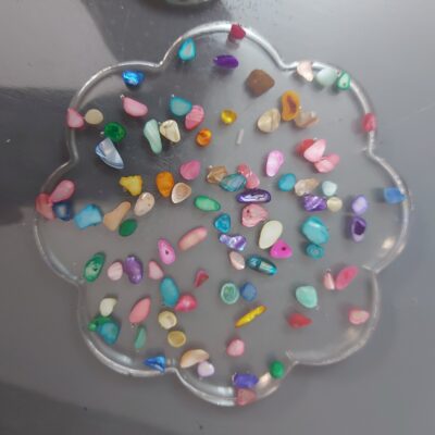Dessous de plat multicolore