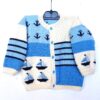 gilet pour bébé taille 1 an style marin