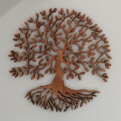 Arbre de vie, bois massif, art mural, décoration murale, chantournage, cadeau, énergie, bien-être, symbole, nature, spiritualité, fait mains