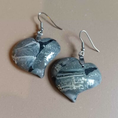 Boucles d'oreilles coeurs