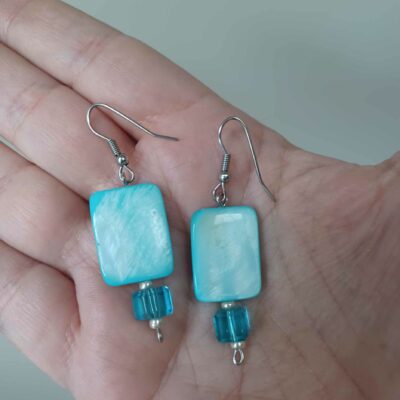 Boucles d'oreilles Blue