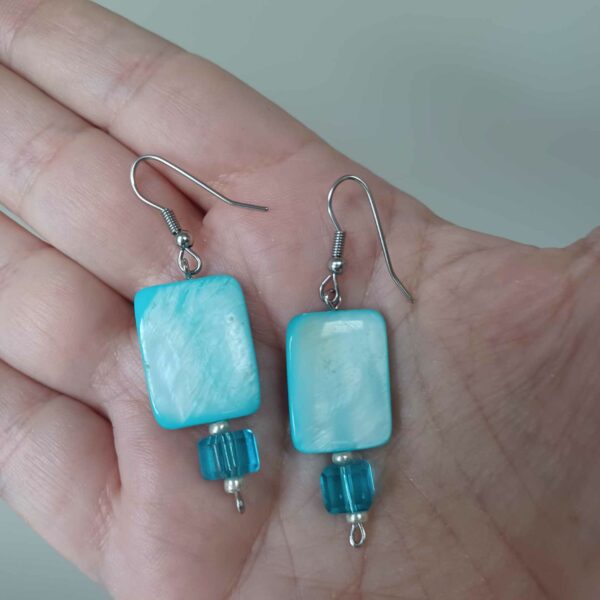 Boucles d'oreilles Blue