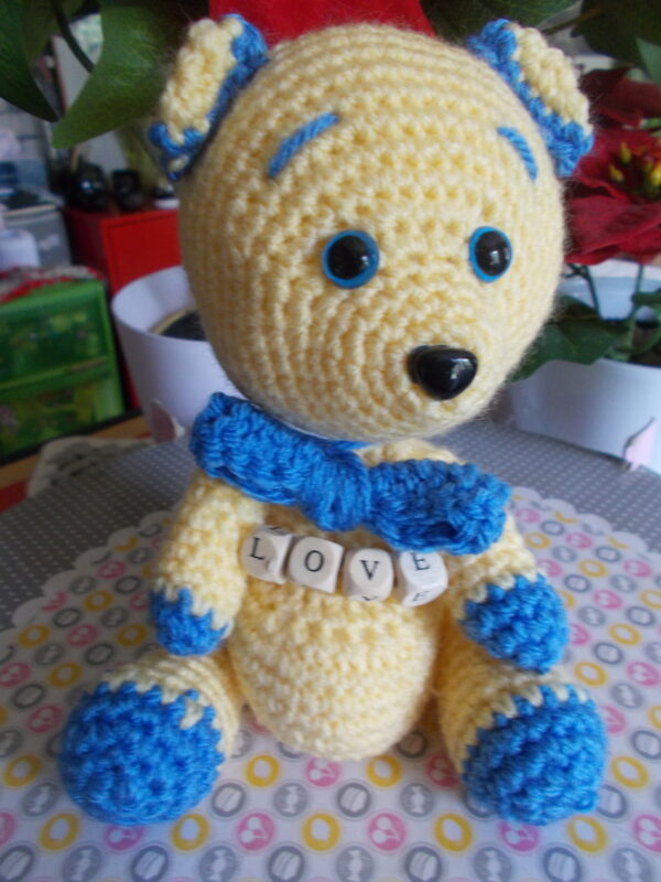 Ourson Jaune/Bleu