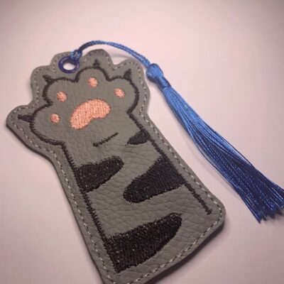 Marque pages patte de chat