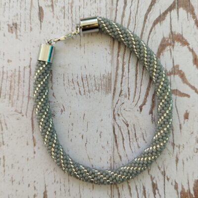 Bracelet spirale en perle de rocaille Miyuki