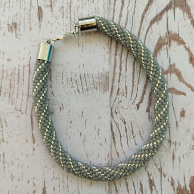 Bracelet spirale en perle de rocaille Miyuki