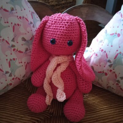 D'après un tuto des amigurumis de Mounette Lapin