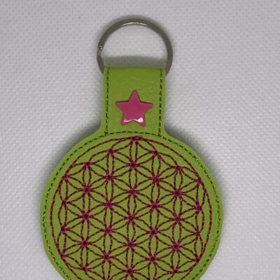 Porte clé fleur de vie