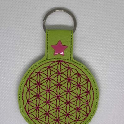 Porte clé fleur de vie