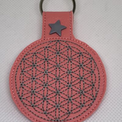 Porte clé fleur de vie