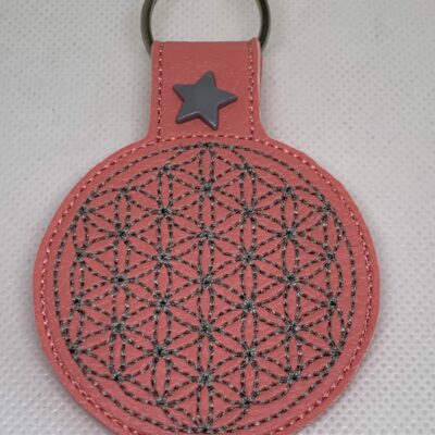 Porte clé fleur de vie