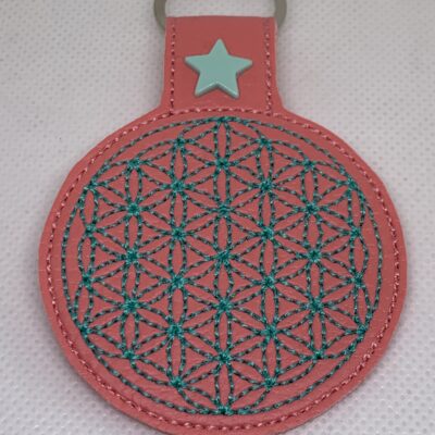 Porte clé fleur de vie