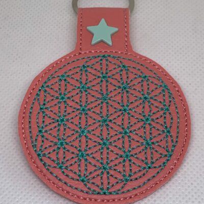 Porte clé fleur de vie