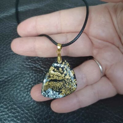 Pendentif voile en duo
