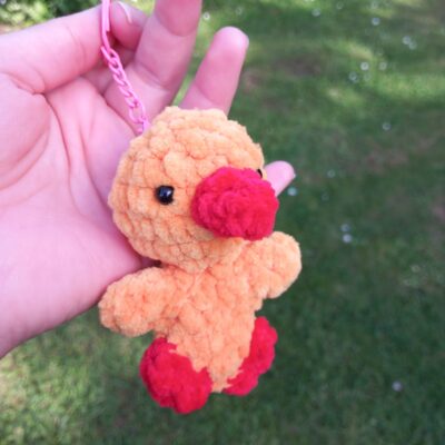 Porte-clé "poussin jaune"