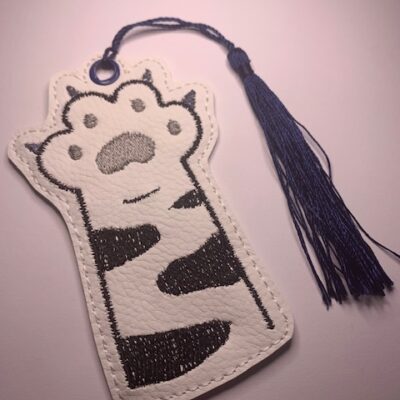 Marque pages patte de chat
