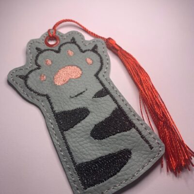 Marque pages patte de chat