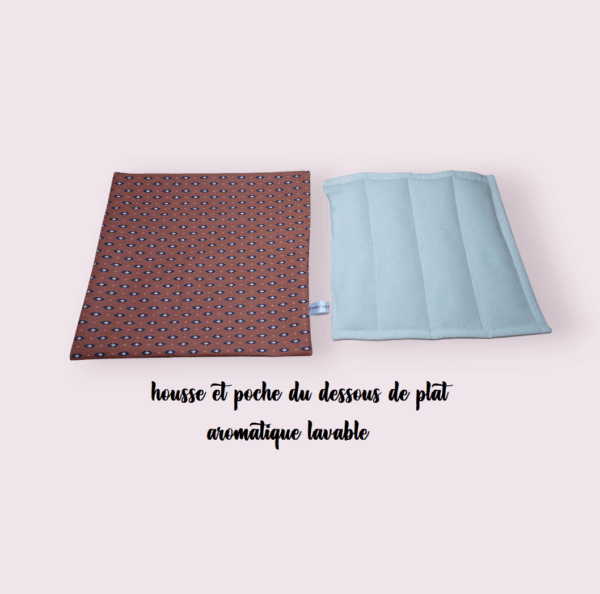 dessous de plat aromatique lavable, odorant, aux graines de lavande – Image 4