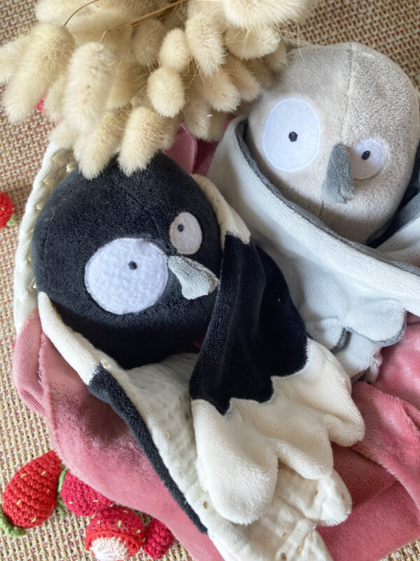 doudou oiseau piouf tourterelle pie