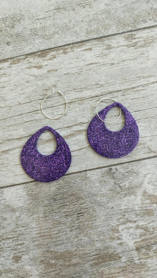 Créole d'oreille pour boucles interchangeables en argent – Image 4