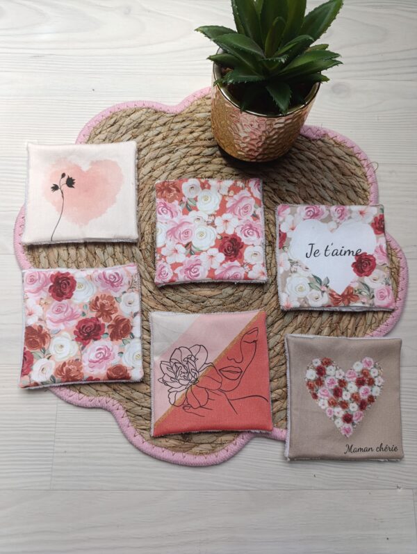 lingettes lavables fête des mères