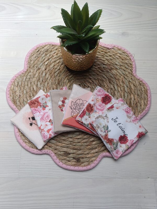 lingettes lavables fête des mères