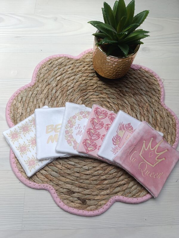 lingettes lavables fête des mères