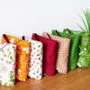 Pack 7 serviettes hygiéniques lavables FLEURS DES CHAMPS (M/ Flux normaux à moyens) - serviettes menstruelles lavables - serviettes menstruelles lavables - Zéro déchet - shl - serviettes périodiques