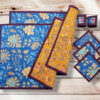 Ensemble sets de table + sous-verres + ronds de serviette ou de set - NIMAJ - Décoration de table bohème