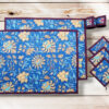 Ensemble sets de table + sous-verres + ronds de serviette ou de set - NIMAJ - Décoration de table bohème