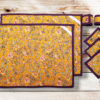 Ensemble sets de table + sous-verres + ronds de serviette ou de set - NIMAJ - Décoration de table bohème