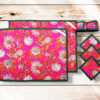 Ensemble sets de table + sous-verres + ronds de serviette ou de set - SODAPUR - Décoration de table bohème