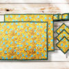 Ensemble sets de table + sous-verres + ronds de serviette ou de set - SODAPUR - Décoration de table bohème