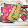 Ensemble sets de table + sous-verres + ronds de serviette ou de set - SODAPUR - Décoration de table bohème