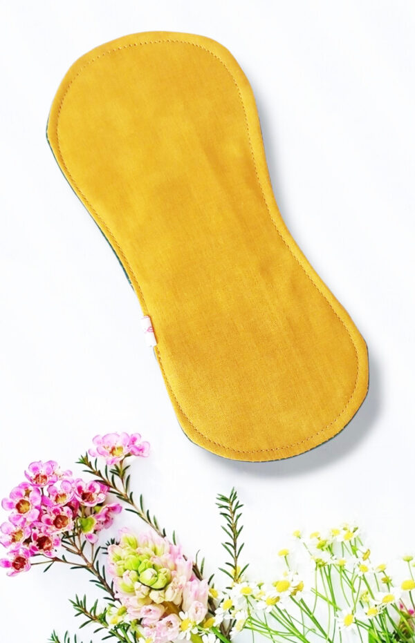 Pack 7 serviettes hygiéniques lavables sans ailettes DAISY (S/ Flux normaux jour et nuit) - serviettes menstruelles lavables - serviettes hygiéniques alternatives - Zéro déchet - shl - serviettes périodiques