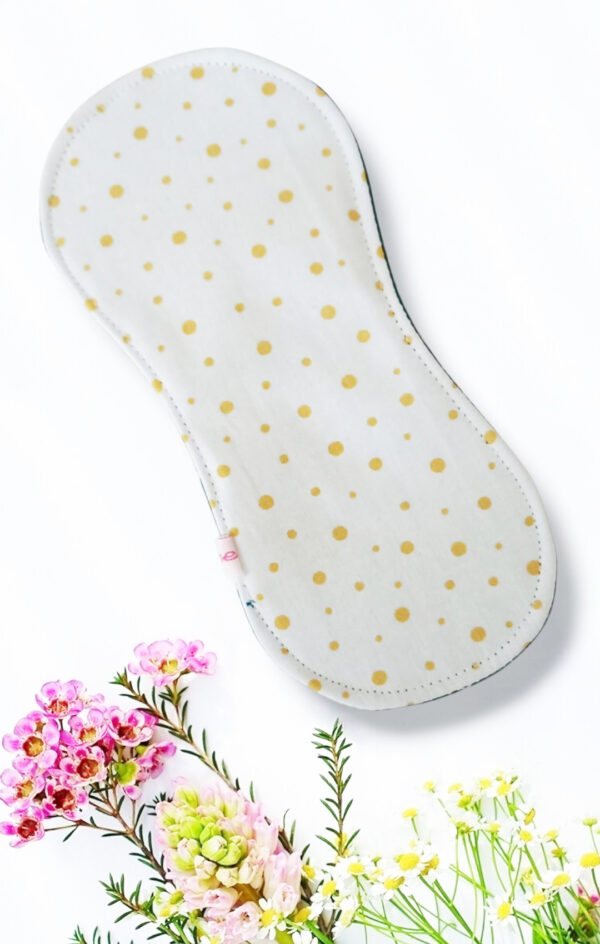 Pack 7 serviettes hygiéniques lavables sans ailettes DAISY (S/ Flux normaux jour et nuit) - serviettes menstruelles lavables - serviettes hygiéniques alternatives - Zéro déchet - shl - serviettes périodiques