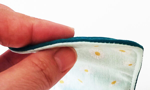 Pack 7 serviettes hygiéniques lavables sans ailettes DAISY (S/ Flux normaux jour et nuit) - serviettes menstruelles lavables - serviettes hygiéniques alternatives - Zéro déchet - shl - serviettes périodiques
