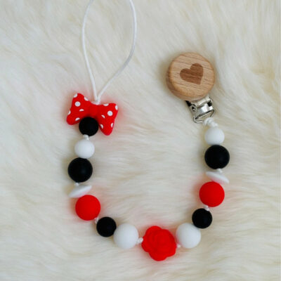 Attache tétine style Minnie