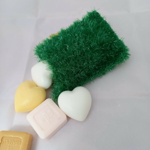 récup savon réalisé au crochet